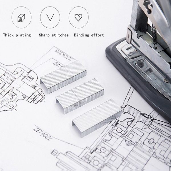 1000pcs / Pack Deli 0012 Universal No. 12 Stapler 24 / 6 Staples Stapler Regular Staples - Image 5