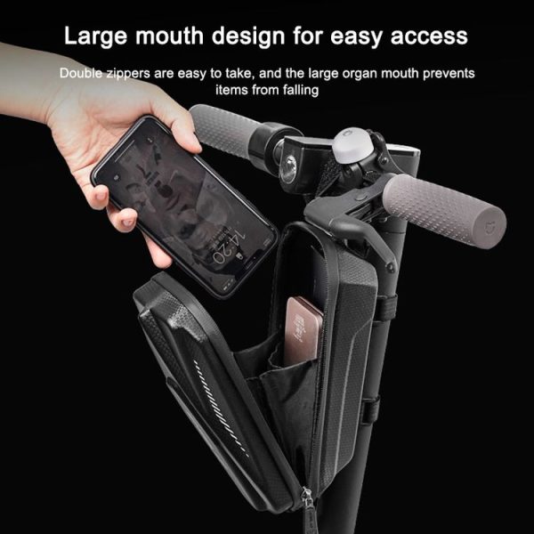 WHEEL UP X5 EVA Hard Shell Balance Bike Front Bag Electric Scooter Bicycle Front Bag Electric Folding Handle Bag, Size: X5-2L - Image 9