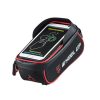 WHEEL UP Anti-splashing Bicycle Bag Front Beam Bag Riding Charter Front Bag Upper Tube Bag Mountain Bike Equipment Accessories (Black And Red) - Image 2