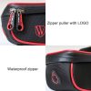 WHEEL UP Anti-splashing Bicycle Bag Front Beam Bag Riding Charter Front Bag Upper Tube Bag Mountain Bike Equipment Accessories (Black And Red) - Image 8