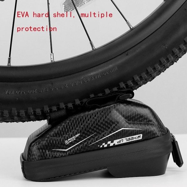 WHEEL UP Hard Shell Waterproof Bicycle Bag Handlebar Bag Touch Screen Mobile Phone Bag Mountain Bike Riding Bag - Image 5