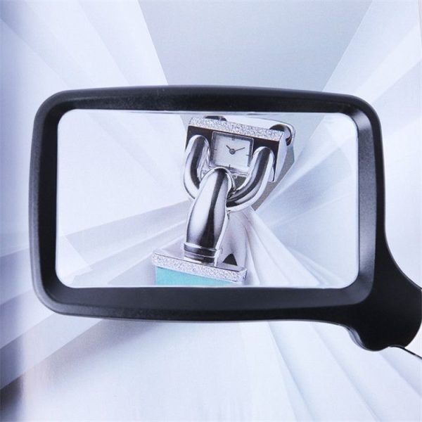2X Handheld Folding Five LED Lights For Elderly People Reading Newspapers HD Acrylic Optical Lens Magnifying Glass - Image 5