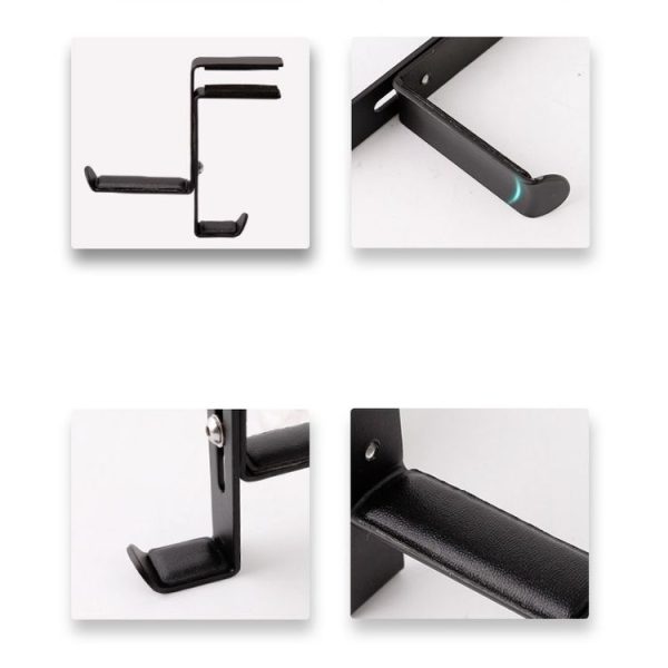 Headphones Racks Desktop Hooks Bookshelves Headset Racks (Upgrade B Gray) - Image 4