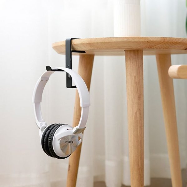 Headphones Racks Desktop Hooks Bookshelves Headset Racks (Upgrade B Gray) - Image 6