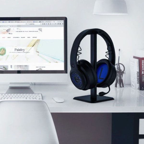 Headphone Holder Internet Cafe Headset Display Stand (White) - Image 6