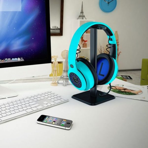 Headphone Holder Internet Cafe Headset Display Stand (White) - Image 7