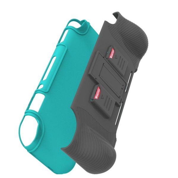 Switch Lite Protective Shell Game Card Box Protective Sleeve Bracket Grip (Pure green) - Image 3