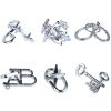 6 PCS / Set Magic Lock Zinc Alloy Brain Developing Puzzles Lock Toys - Image 2