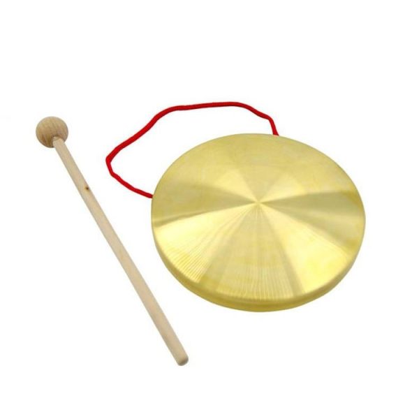 Thicken Causeway Hand Gong Percussion Musical Instrument, Size: 10 cm