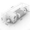 Anet ET4 Hot-end Extrusion Head Adaptor with Heating Rod Thermistor 3D Printer Extrusion Head Kit (As Show) - Image 3