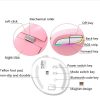 DELUX M618Mini Colorful Wireless Luminous Vertical Mouse Bluetooth Rechargeable Vertical Mouse (Classic black) - Image 5