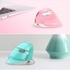 DELUX M618Mini Colorful Wireless Luminous Vertical Mouse Bluetooth Rechargeable Vertical Mouse (Classic black) - Image 8