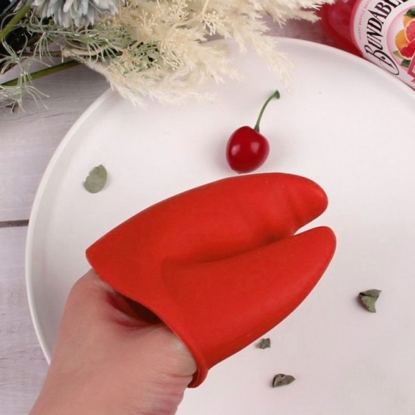 One Pair Lobster Tongs Heat Insulation Gloves Kitchen High Temperature Resistant Silicone Anti-scald Hand Clips - Image 4