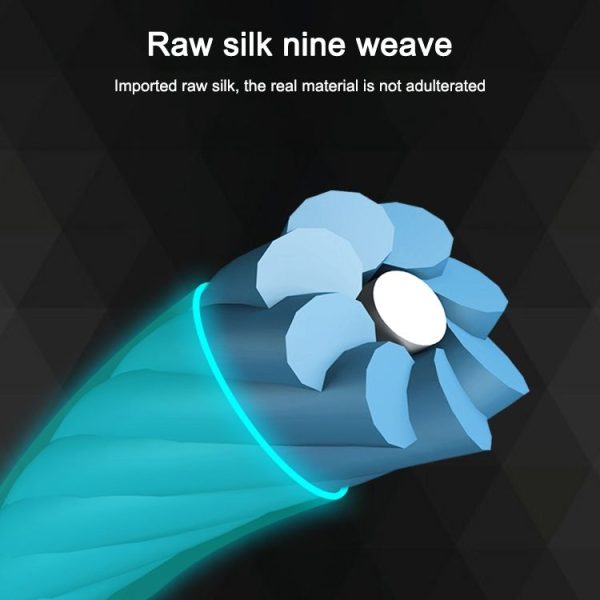 Seaknight GRAVITY 300M Fishing Line Strength Submerged Line Anti-bite and Wear-resistant Braided Line, Line number: 8.0, Color: Yellow - Image 4