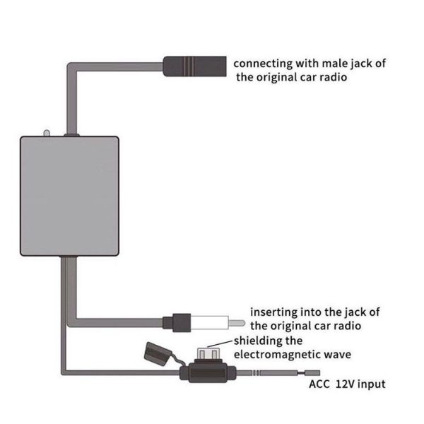 CHE YOULE ANT-208 Radio Amplifier Car Radio Antenna Amplifier - Image 7