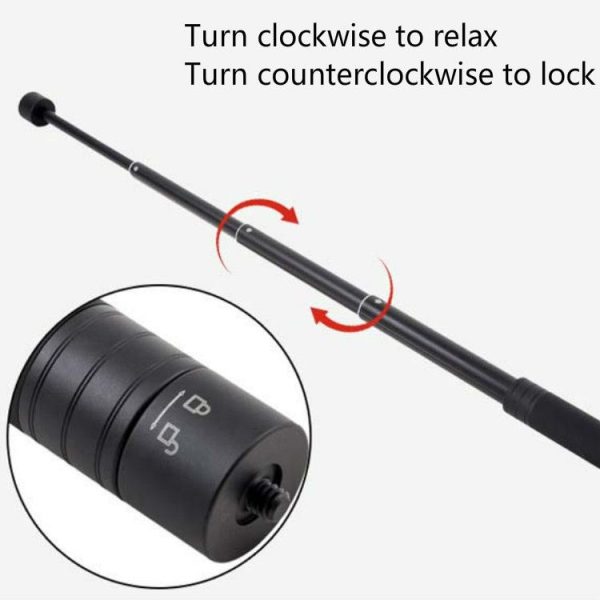Handheld Three-axis Gimbal Stabilizer Extension Rod, Telescopic Length: 19cm-73cm - Image 6