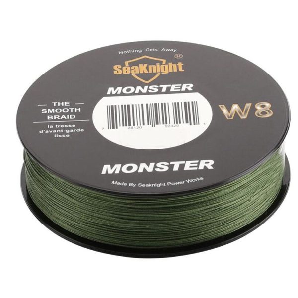 Seaknight 8 Series 500 Meters Strong Horse Fishing Line PE Main Line Fshing Line, Line number: 0.8, Color: Dark Green - Image 2