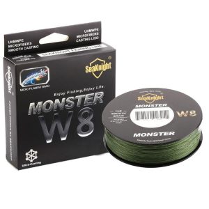 Seaknight 8 Series 500 Meters Strong Horse Fishing Line PE Main Line Fshing Line, Line number: 1.0, Color: Dark Green