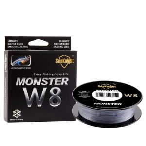 Seaknight 8 Series 500 Meters Strong Horse Fishing Line PE Main Line Fshing Line, Line number: 6.0, Color: Bright Gray