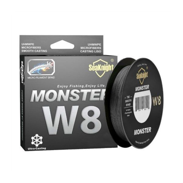Seaknight 8 Series 500 Meters Strong Horse Fishing Line PE Main Line Fshing Line, Line number: 6.0, Color: Black