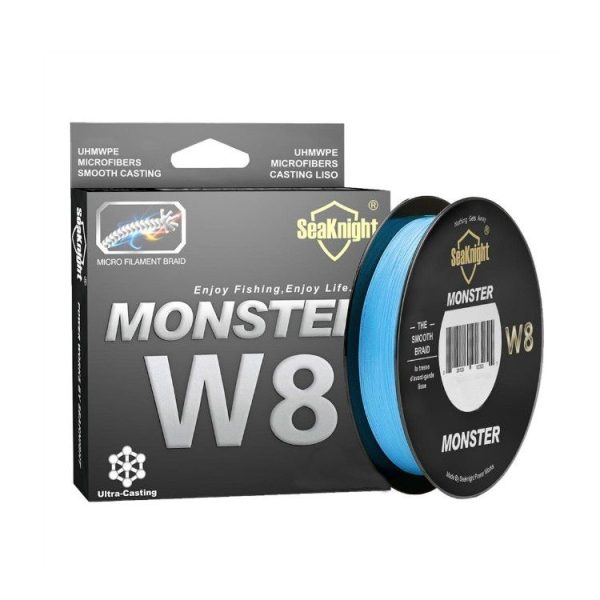 Seaknight 8 Series 500 Meters Strong Horse Fishing Line PE Main Line Fshing Line, Line number: 1.0, Color: Blue
