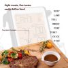 CH-212 Dual Probe Color Screen Smart Alarm Grill Kitchen Thermometer, Color: Orange Backlight - Image 5