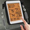CH-212 Dual Probe Color Screen Smart Alarm Grill Kitchen Thermometer, Color: Orange Backlight - Image 6