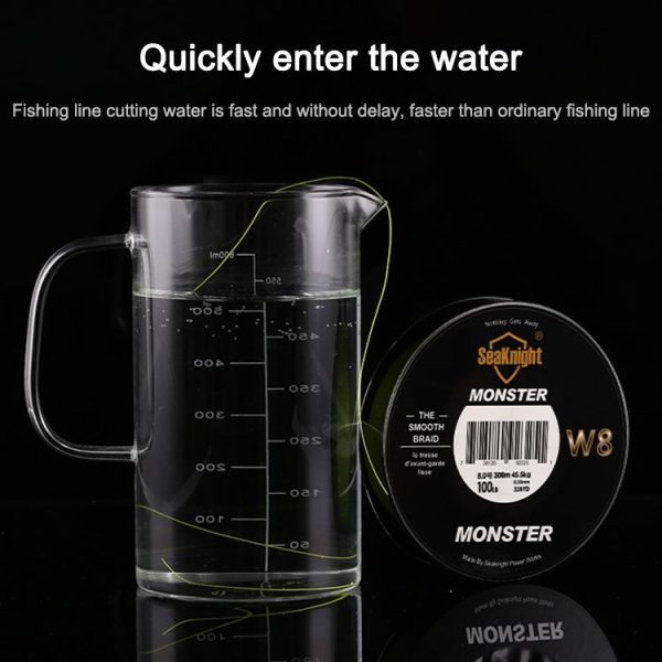 Seaknight Fishing Line PE Line 8 Series 300 Meters Rally Main Line, Line number: 3.0, Color: Dark Green - Image 7