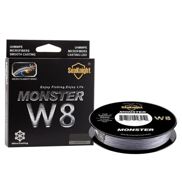 Seaknight Fishing Line PE Line 8 Series 300 Meters Rally Main Line, Line number: 2.0, Color: Dark Gray - Image 2