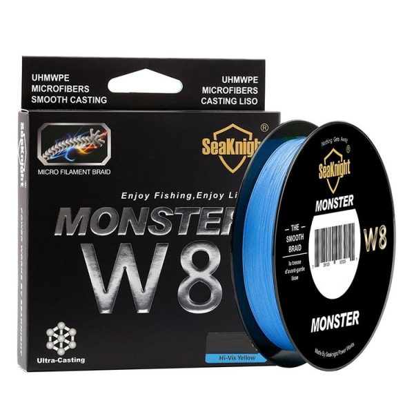 Seaknight Fishing Line PE Line 8 Series 300 Meters Rally Main Line, Line number: 4.0, Color: Blue - Image 2
