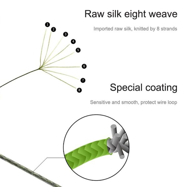 Seaknight Fishing Line PE Line 8 Series 300 Meters Rally Main Line, Line number: 3.0, Color: Black - Image 5