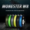 Seaknight Fishing Line PE Line 8 Series 300 Meters Rally Main Line, Line number: 4.0, Color: Light Green - Image 6