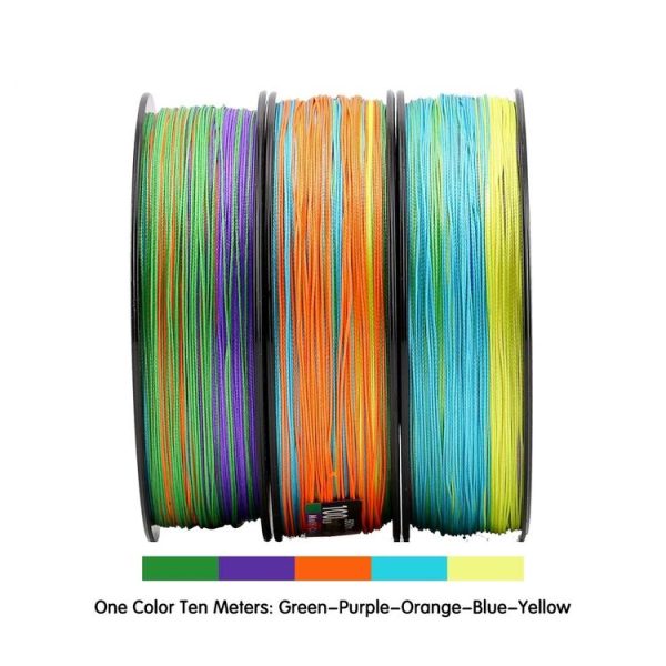 Seaknight Fishing Line PE Main Line 8 Series 300 500 Meters, Line number: 6.0, Specification: 500M (Colorful) - Image 4