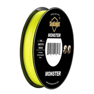 Seaknight 9 Series of Strong Horse PE Line 300 Meters Braided Fishing Line, Line number: 2.0, Color: Yellow