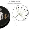 Seaknight 9 Series of Strong Horse PE Line 300 Meters Braided Fishing Line, Line number: 4.0, Color: Yellow - Image 4
