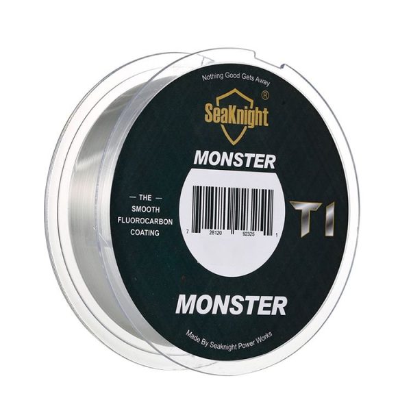 Seaknight T1 Carbon Coated Fish Line Sub-front Conductor Stonger Tensile Main Line Sub Line, Line number: 3.5, Specification: T1 100M