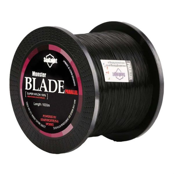 Seaknight 1000 Meters Luya Fishing Line Sub-line Main Line Nylon Line, Line number: 4.0 (Black)