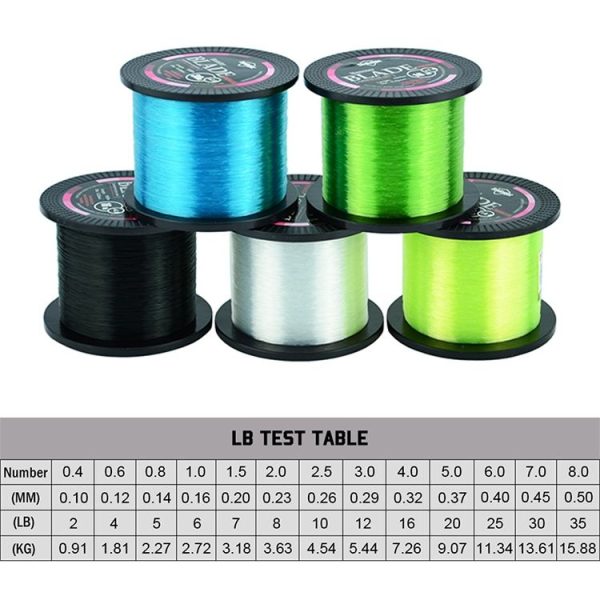Seaknight 1000 Meters Luya Fishing Line Sub-line Main Line Nylon Line, Line number: 4.0 (Black) - Image 3