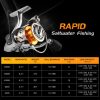 SeaKnight PAPID Luya Fishing Reel Spinning Wheel Long-distance Cast High-speed 13kg Braking Power, Specification: RAPID2000H - Image 7