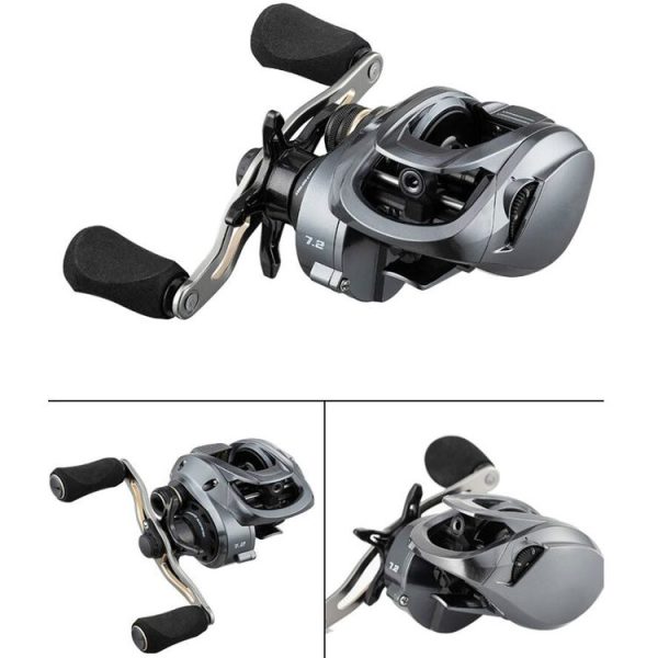 Seaknight FALCON Carbon Water Drop Wheel Fishing Reel 12-axis Long-throw Fishing Reel Fresh Water Universal Magnetic Brake, Specification: FALCON Right Hand (7: 2: 1) - Image 3