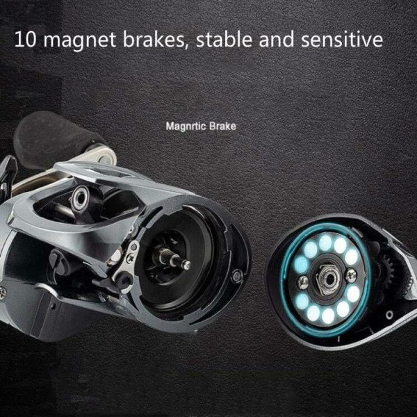 Seaknight FALCON Carbon Water Drop Wheel Fishing Reel 12-axis Long-throw Fishing Reel Fresh Water Universal Magnetic Brake, Specification: FALCON Right Hand (7: 2: 1) - Image 8