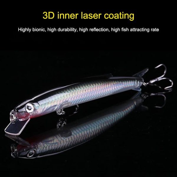 SeaKnight SK005 Lure Bait Long Shot Type Shallow Water Deception Mino Alice Bass Mandarin Fish Hard Bait (L04) - Image 5