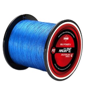 Seaknight Fishing Line 300M Braided Line Main Line 4 Braid, Line number: 0.8 (Blue)