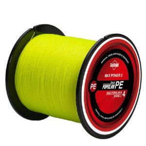 Seaknight Fishing Line 300M Braided Line Main Line 4 Braid, Line number: 2.0 (Yellow)