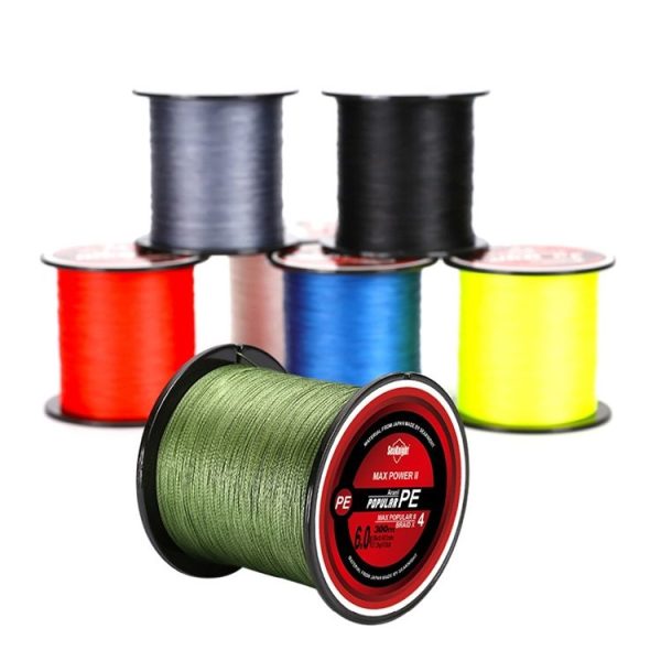 Seaknight Fishing Line 300M Braided Line Main Line 4 Braid, Line number: 3.0 (Red) - Image 2