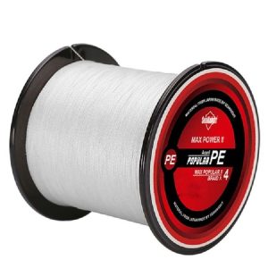 Seaknight Fishing Line 300M Braided Line Main Line 4 Braid, Line number: 5.0 (White)