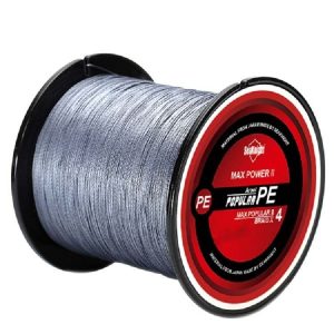 Seaknight Fishing Line 300M Braided Line Main Line 4 Braid, Line number: 6.0 (Gray)