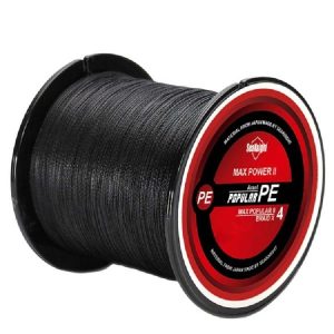 Seaknight Fishing Line 300M Braided Line Main Line 4 Braid, Line number: 7.0 (Black)
