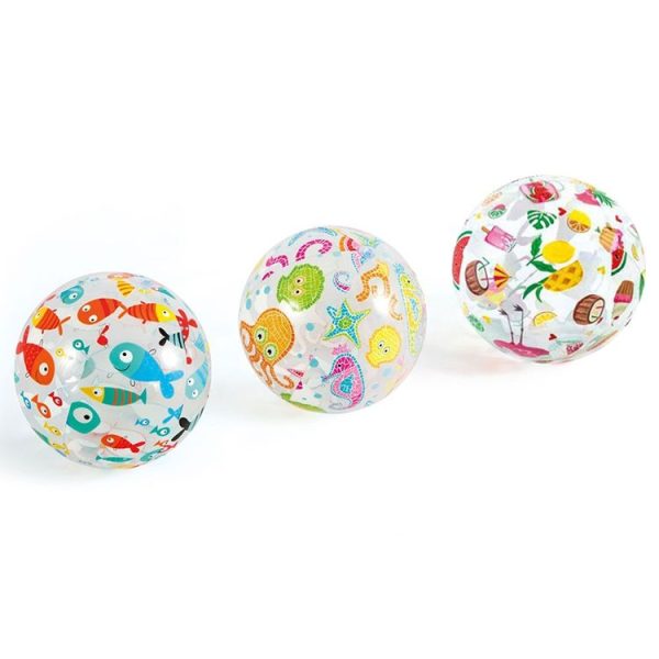 Children Early Education Swimming and Water Toys Inflatable Beach Ball Color Random Delivery - Image 2
