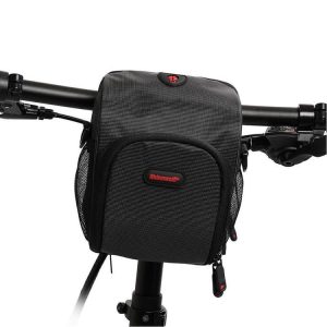 Rhinowalk TF910 Bicycle Front Handlebar Bag Multifunctional Waterproof Phone Bag Riding Bag (Black)